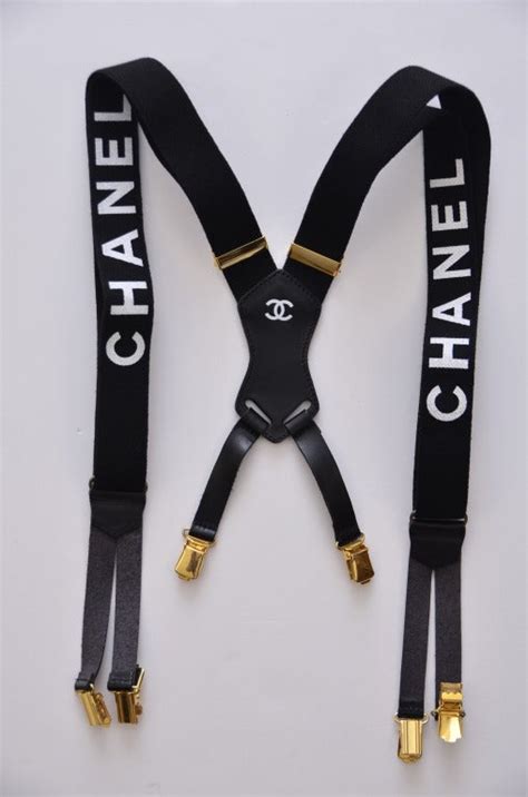 amazon fake chanel belt|faux chanel suspenders.